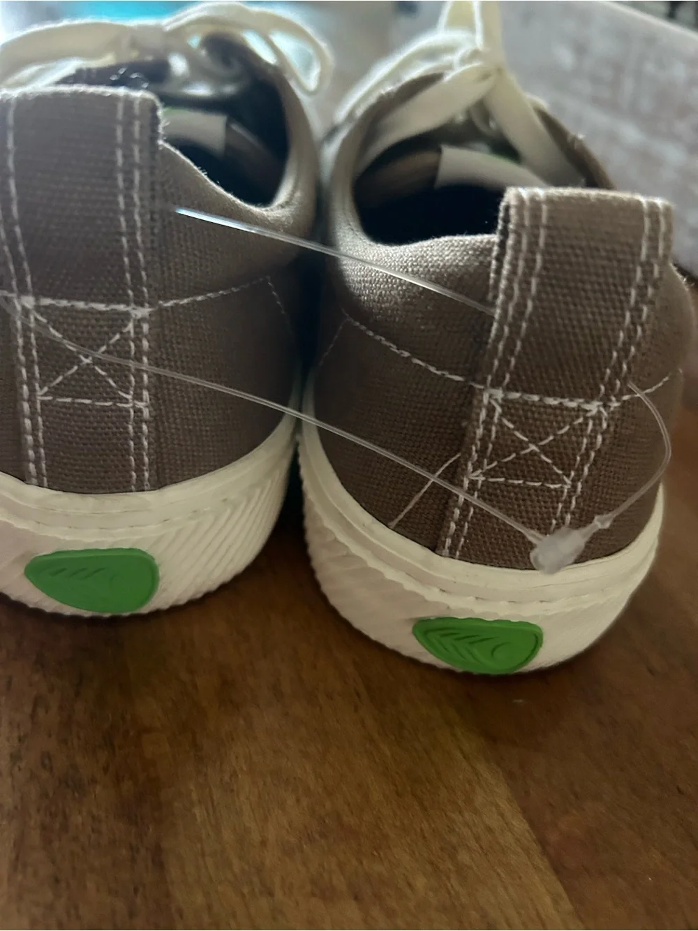 Cariuma Brown Canvas Sneakers with White Laces